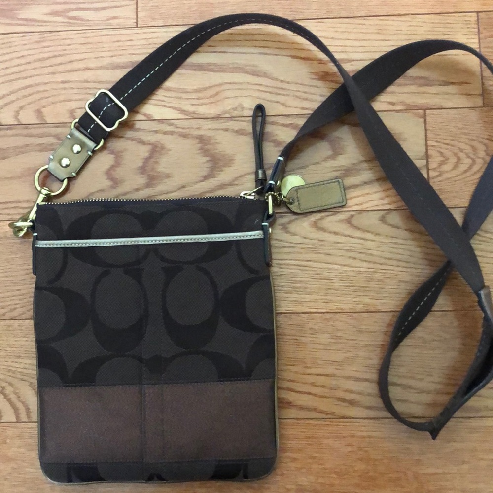 Coach brown crossbody